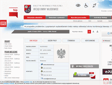 Tablet Screenshot of bip.wlodowice.pl